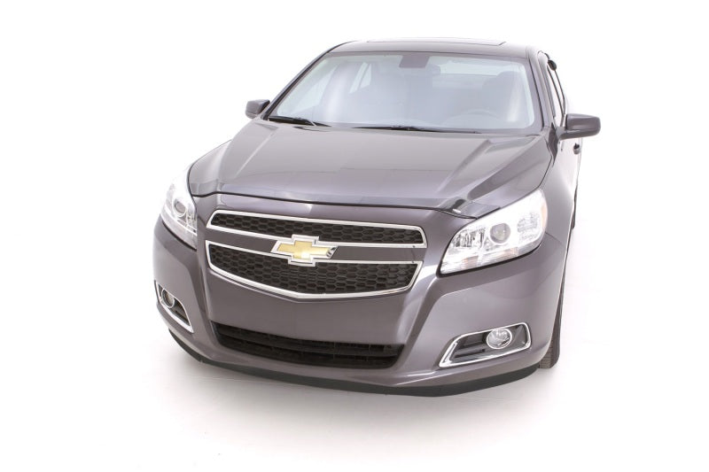 AVS 13-15 Chevy Malibu (Hood Mount) Aeroskin Low Profile Acrylic Hood Shield - Smoke 322058