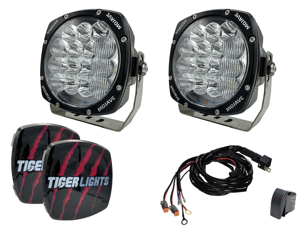 TIGER LIGHTS Dual Tlm8 Kit W/ Harness TLM8-KIT