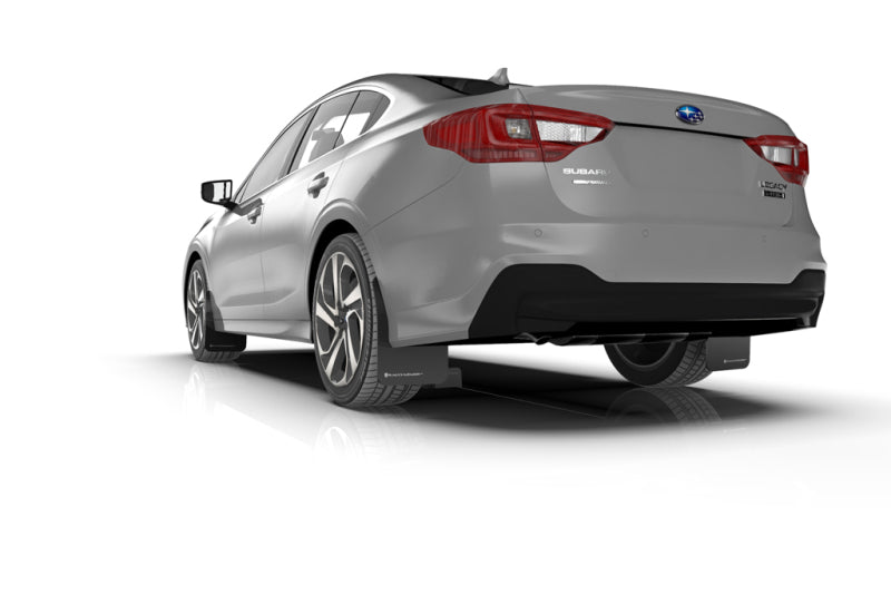 Rally Armor 20-22 Subaru Legacy Black UR Mud Flap w/ White Logo MF64-UR-BLK/WH
