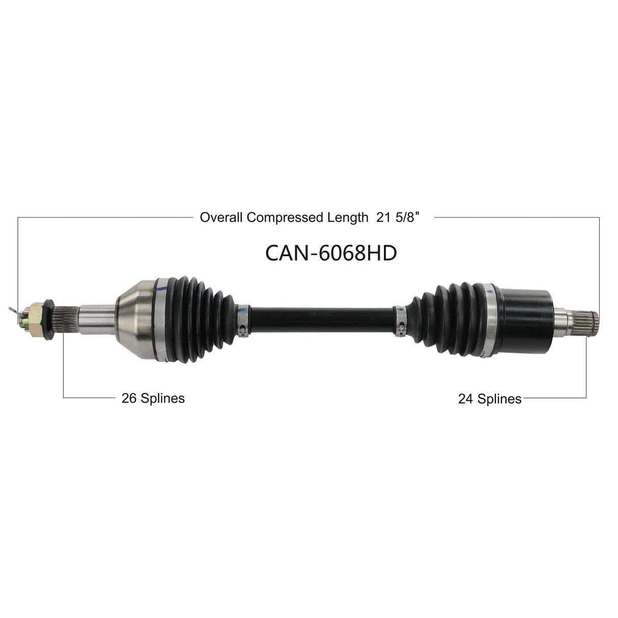 OPEN TRAILHd 2.0 Axle Rear LeftCAN-6068HD