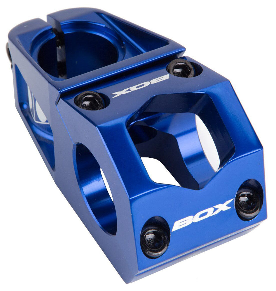 BOX Delta 53mm Bar Stem Blue Only Works 31.8 Bar BX-ST13D1853-BL