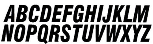 DIRT DIGITS 3" Black Sx Alpha Digits "D" 3/Pk AD33B-D