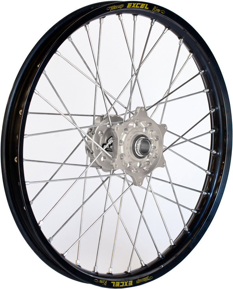 DUBYA Front Wheel 1.60 X 21 Silver Hub Black Rim 56-3104SB