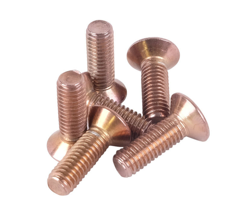 NRG Steering Wheel Screw Upgrade Kit (Conical) - Rose Gold SWS-100RG