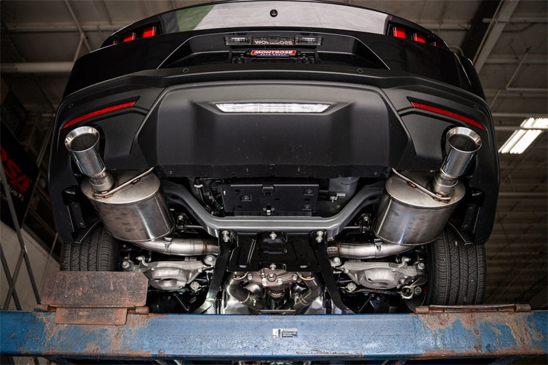 Corsa 24 Ford Mustang GT Conv. Xtreme Cat-Back Ex. Sys. 3.0in Dual Rear Ex w/4.5in Straight Cut Tips 21271