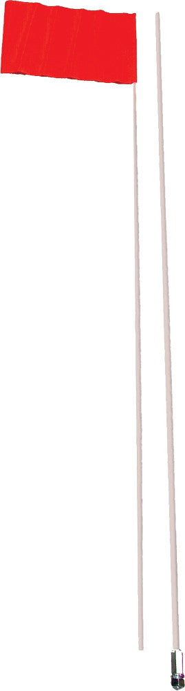 SAFETY Safety Flag 6ft Ea. 2pc- 12"X18" Flag #2