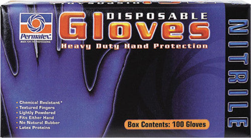 PERMATEXNitrile Disposable Gloves X 100/Pk8186