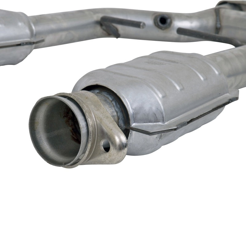 BBK 96-04 Mustang 4.6 GT / Cobra Short Mid H Pipe w Catalytic Converters 2-1/2 For Long Tube Headers 1538