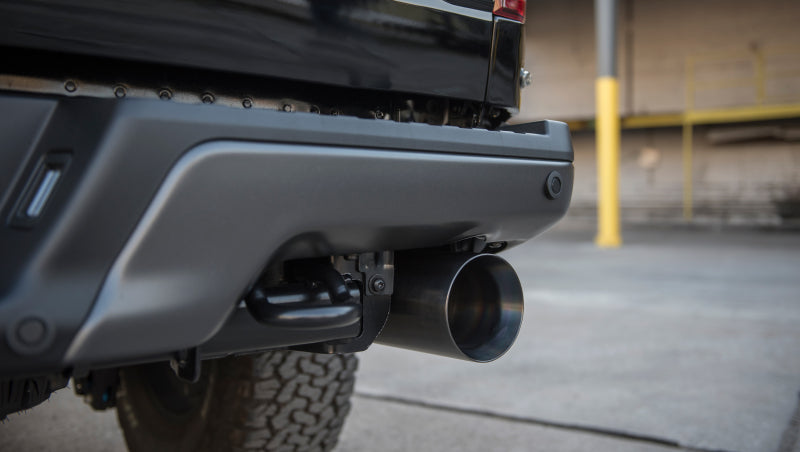 Corsa 2017 Ford F-150 Raptor 3.5L Sport Cat-Back Dual Rear Exit w/ 5in Gunmetal Tip 14397GNM