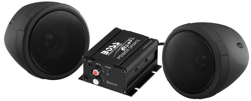 BOSS AUDIO Scooter Speaker Kit Black MCBK425BA