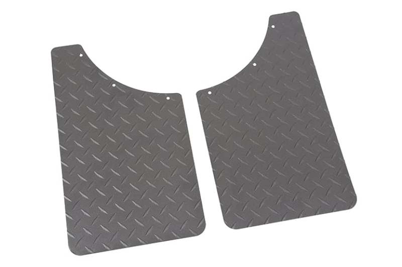 Deezee Universal Flaps Brite-Tread Universal 11x19 Notched (Txt Blk) DZ 1808TB