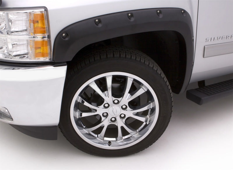 Lund 99-07 Chevy Silverado 1500 RX-Rivet Style Textured Elite Series Fender Flares - Black (4 Pc.) RX103T