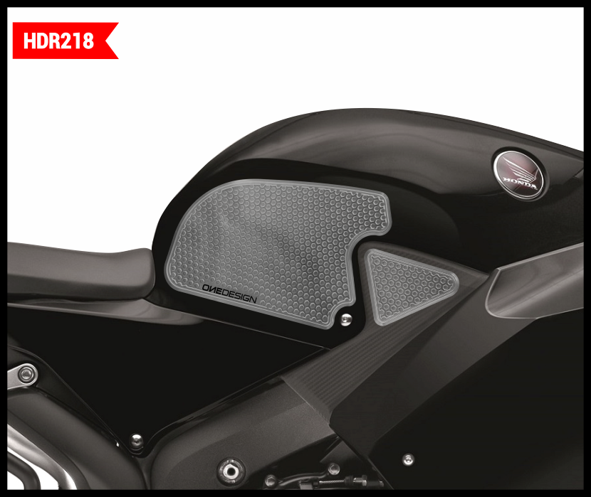 ONE EMBLEMSHdr Tank Side Pad Clear HonHDR218