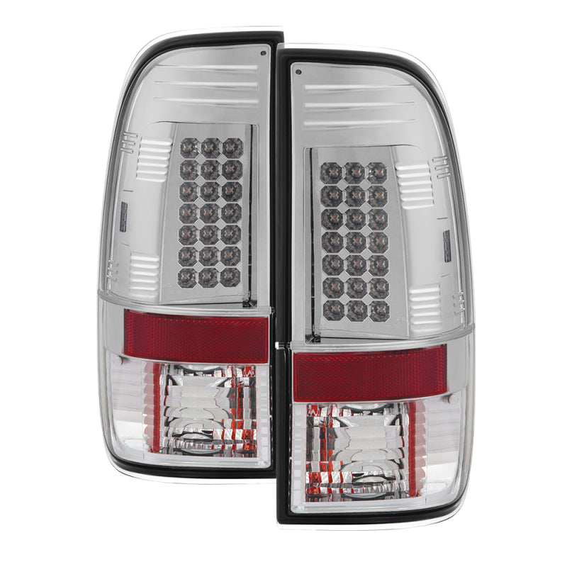 Spyder Ford F150 side 97-03/F250/350/450 Super Duty 99-07 LED Tail Lights Chrm ALT-YD-FF15097-LED-C 5003478