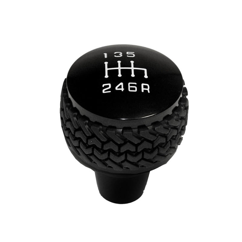 DV8 Offroad 2011-2018 Jeep JK 6-Speed Shift Knob Black D-JP-181112-BK