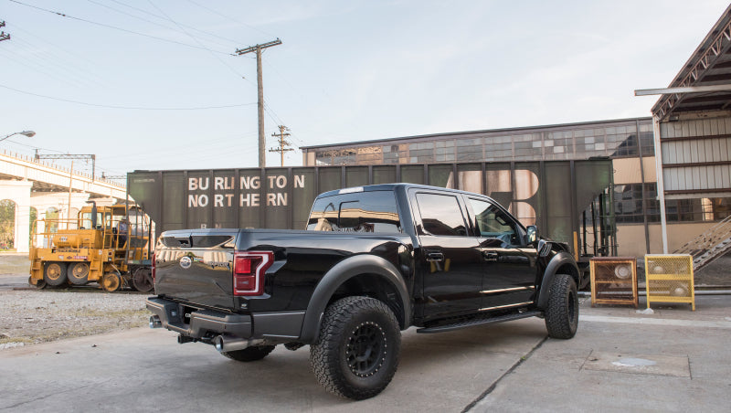 Corsa 2017 Ford F-150 Raptor 3.5L Sport Cat-Back Dual Rear Exit w/ 5in Satin Polished Tip 14397