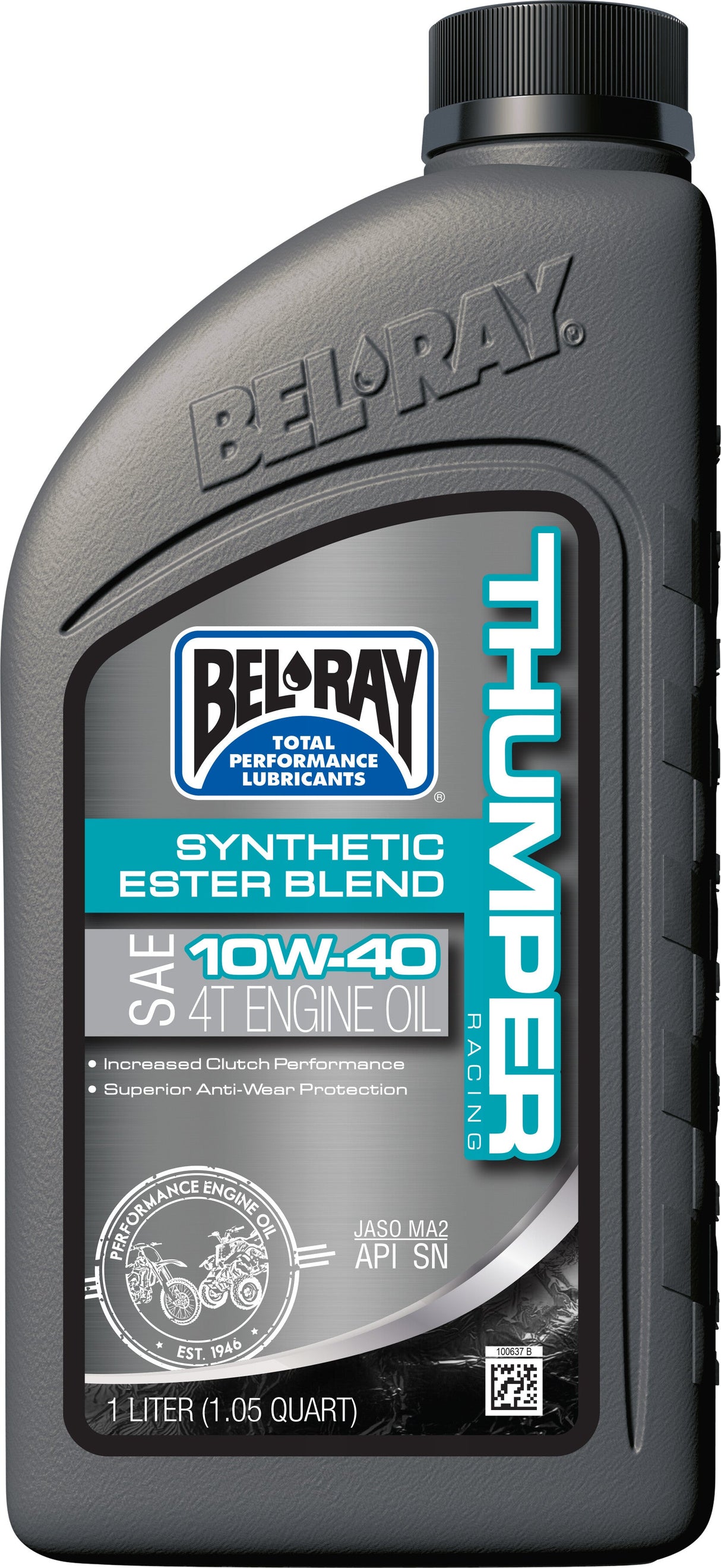 BEL-RAY Thumper Synthetic Ester Blend 4t Engine Oil 10w-40 1l 99520-B1LW