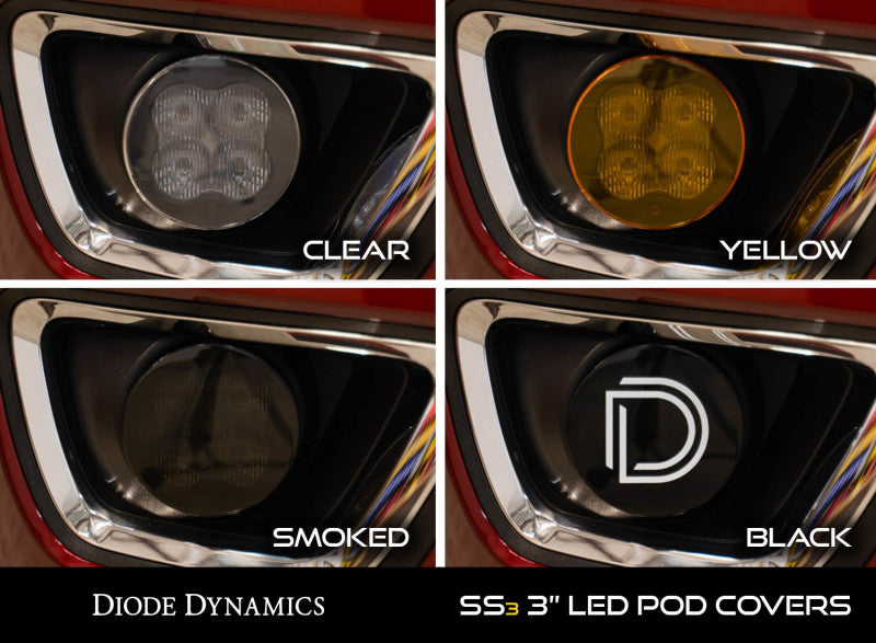 Diode Dynamics SS3 LED Pod Cover Standard - Yellow DD6264