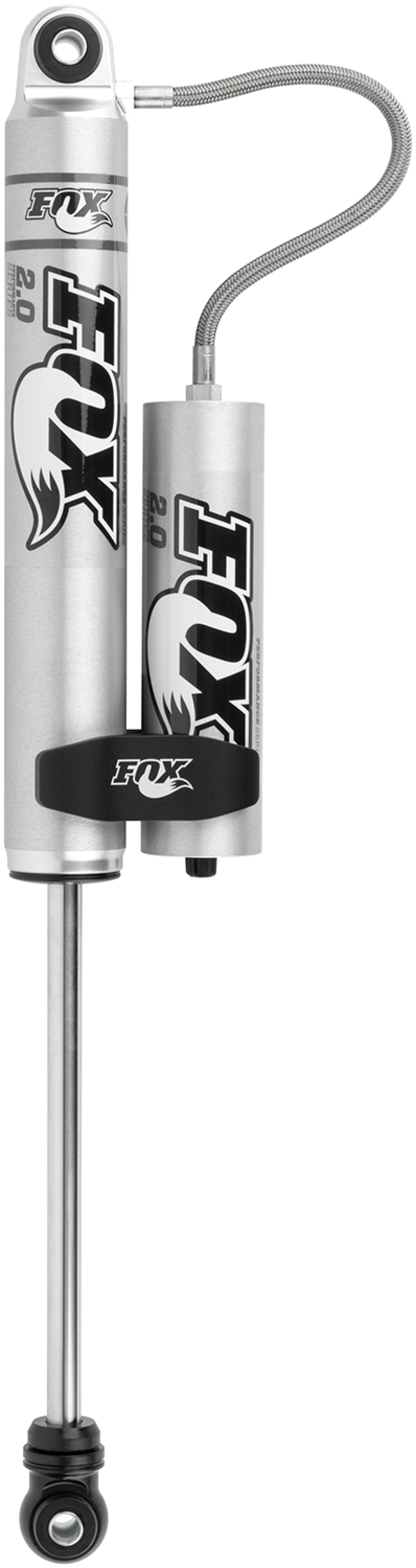 Fox 2.0 Performance Series 10.1in. Smooth Body R/R Shock Aluminum / Std Travel / Eyelet Ends - Black 985-24-052