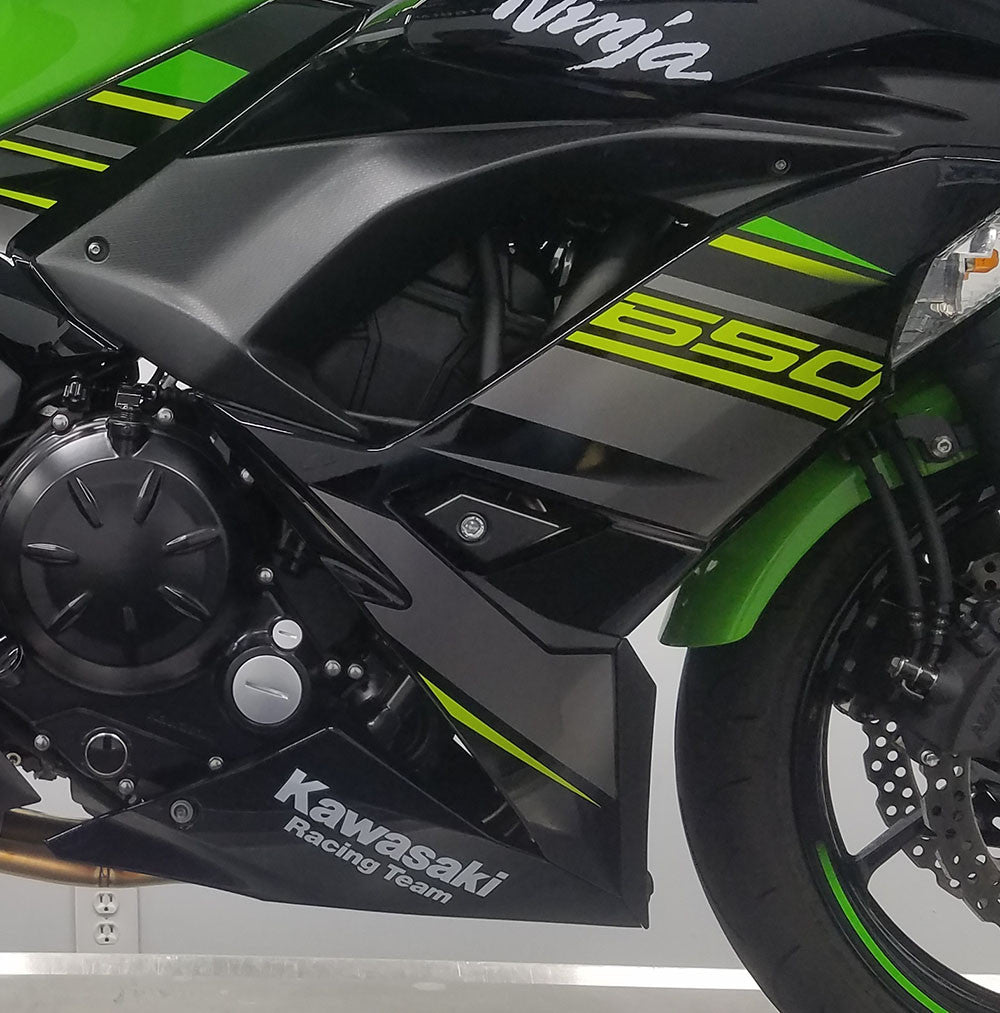 Graves Motorsports Diamond Frame Sliders Z650 2017-2019 / Ninja 650 2017-2019 Fsk-18z650-K