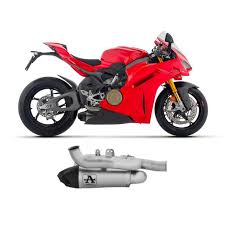 71163PK Ducati Panigale V4 2025-2026 Arrow Exhaust slip on Racing Double Titanium Works Silencers for