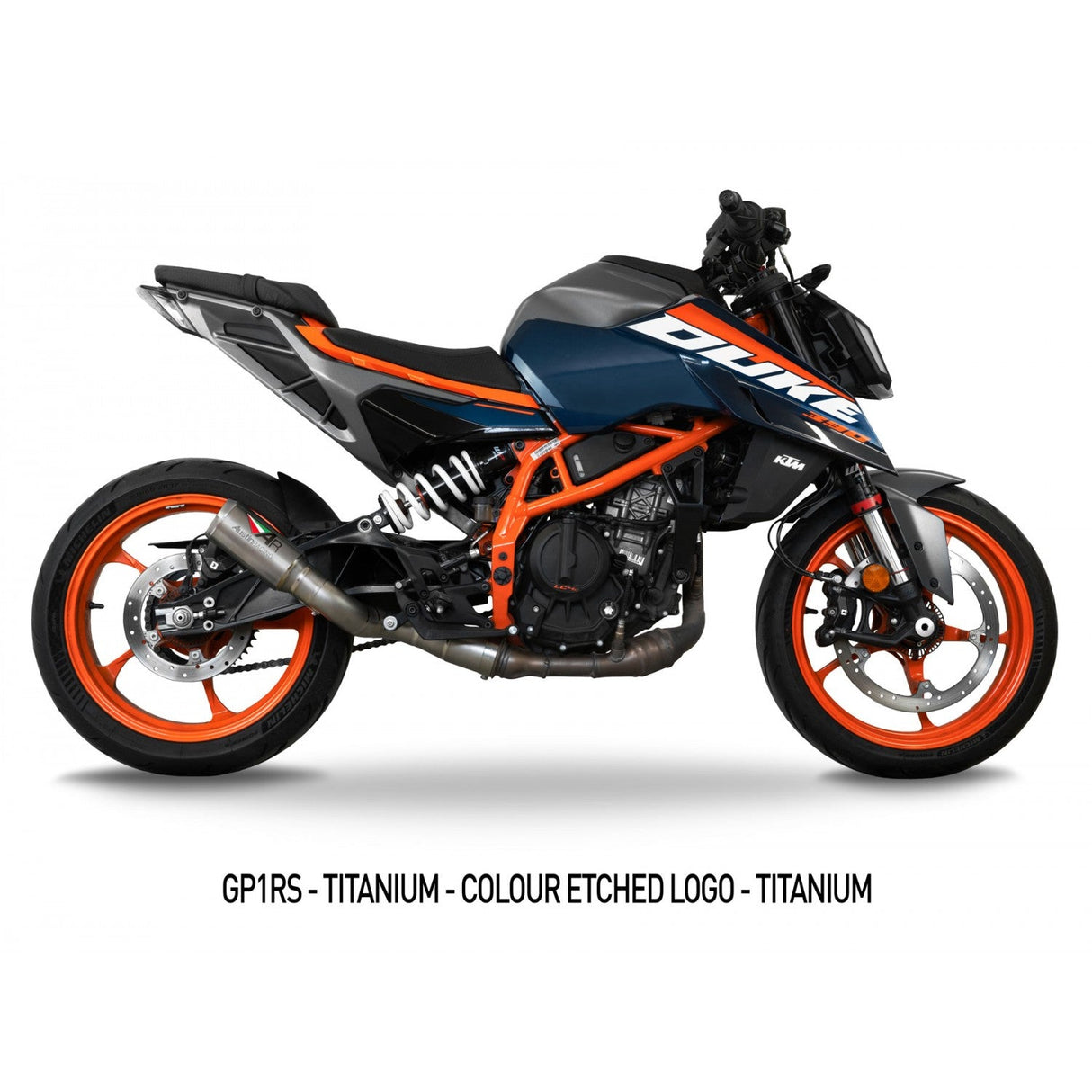 Austin Racing GP1RS slip-on COMPLIANT & RACE EXHAUST KTM DUKE 390 2024 SLIP-ON dB AUR68