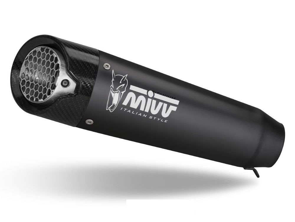 MIVV Exhaust Slip-On XM5 Ducati Monster / Plus 2021-2024 Black D.048.LC5B