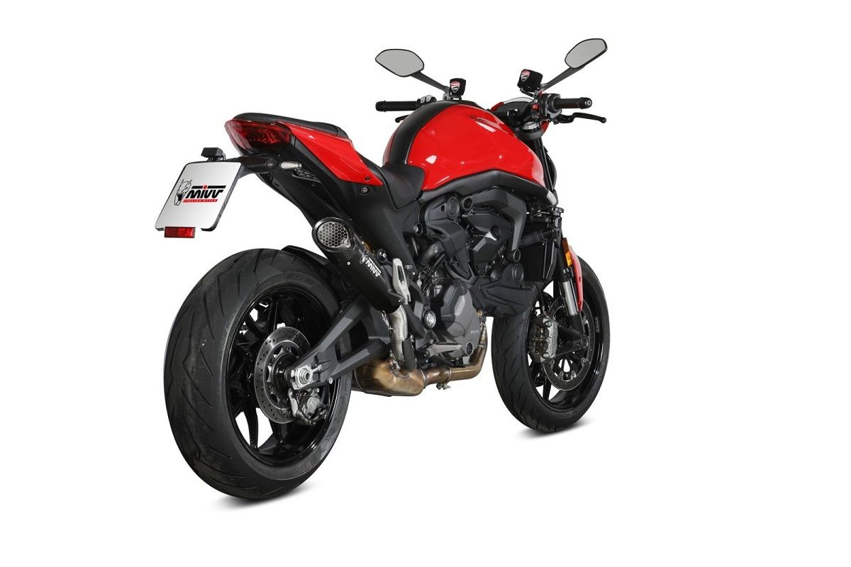 MIVV Exhaust Slip-On XM5 Ducati Monster / Plus 2021-2024 Black D.048.LC5B