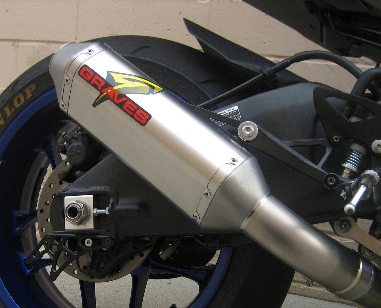 Graves cat eliminator titanium exhaust 265mm silencer r1 / r1m / r1s 2015-2023 EXY-15R1-CETT
