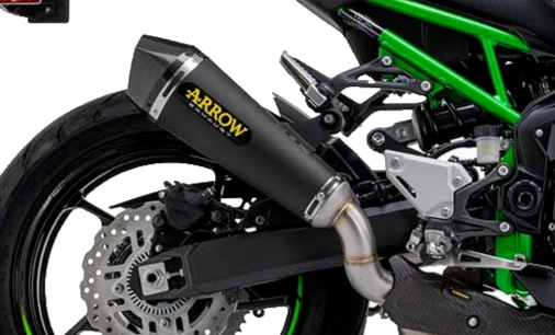 71856XKN Arrow X-Kone Slip-on Exhaust, Stainless Steel Dark Kawasaki Z900 A2 17-24 US models
