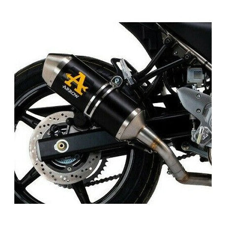 71846AON Arrow Race-Tech Exhaust, Aluminum Dark for Suzuki SV650 2016-2024