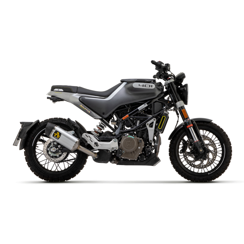 72631ak Arrow Husqvarna Svartpilen 401 2020-2024 Homologated Aluminum Indy Race Exhaust With Welded Link Pipe