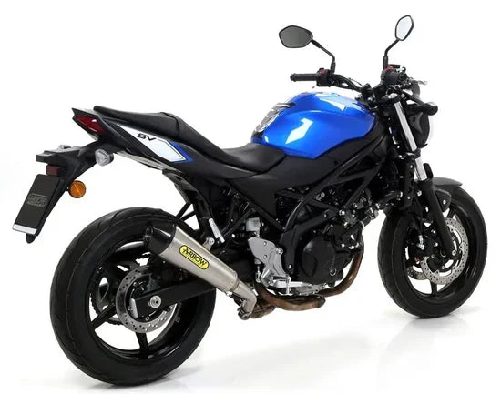 Arrow X-Kone Exhaust, Nichrome for Suzuki SV650 2017-2024 71846XKI