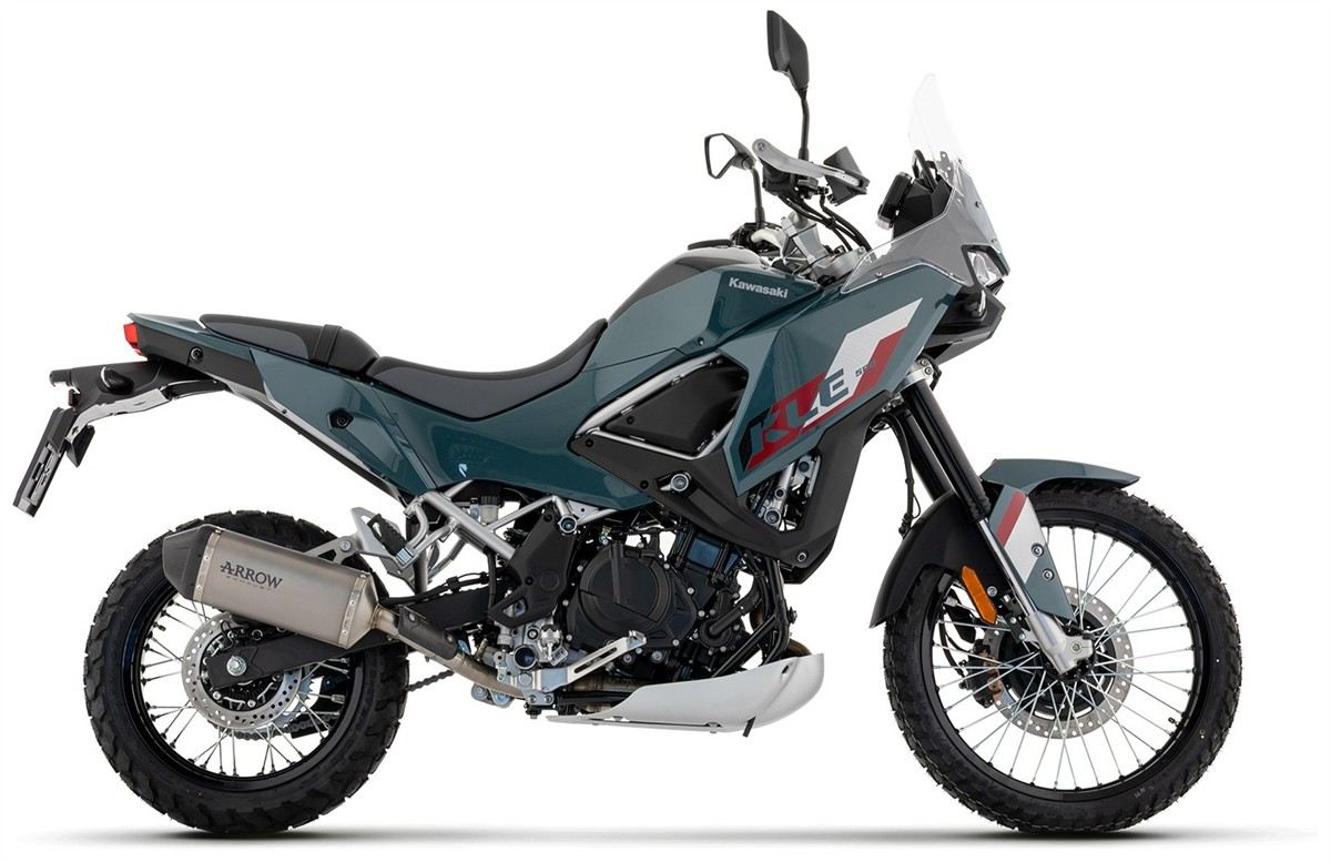 Kawasaki KLE 500 2026 Explorer titanium silencers 72678PK