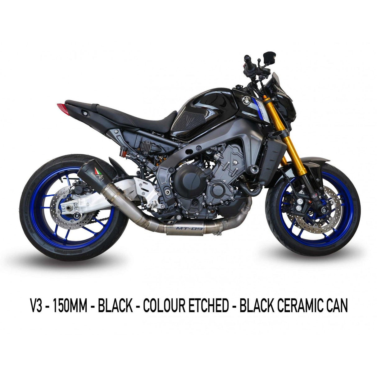 Austin Racing YAMAHA 2021-2023 MT09/FZ09 GP1 & GP1R/GP2 & GP2R BOX DELETE dB COMPLIANT & RACE EXHAUST SYSTEM AR70