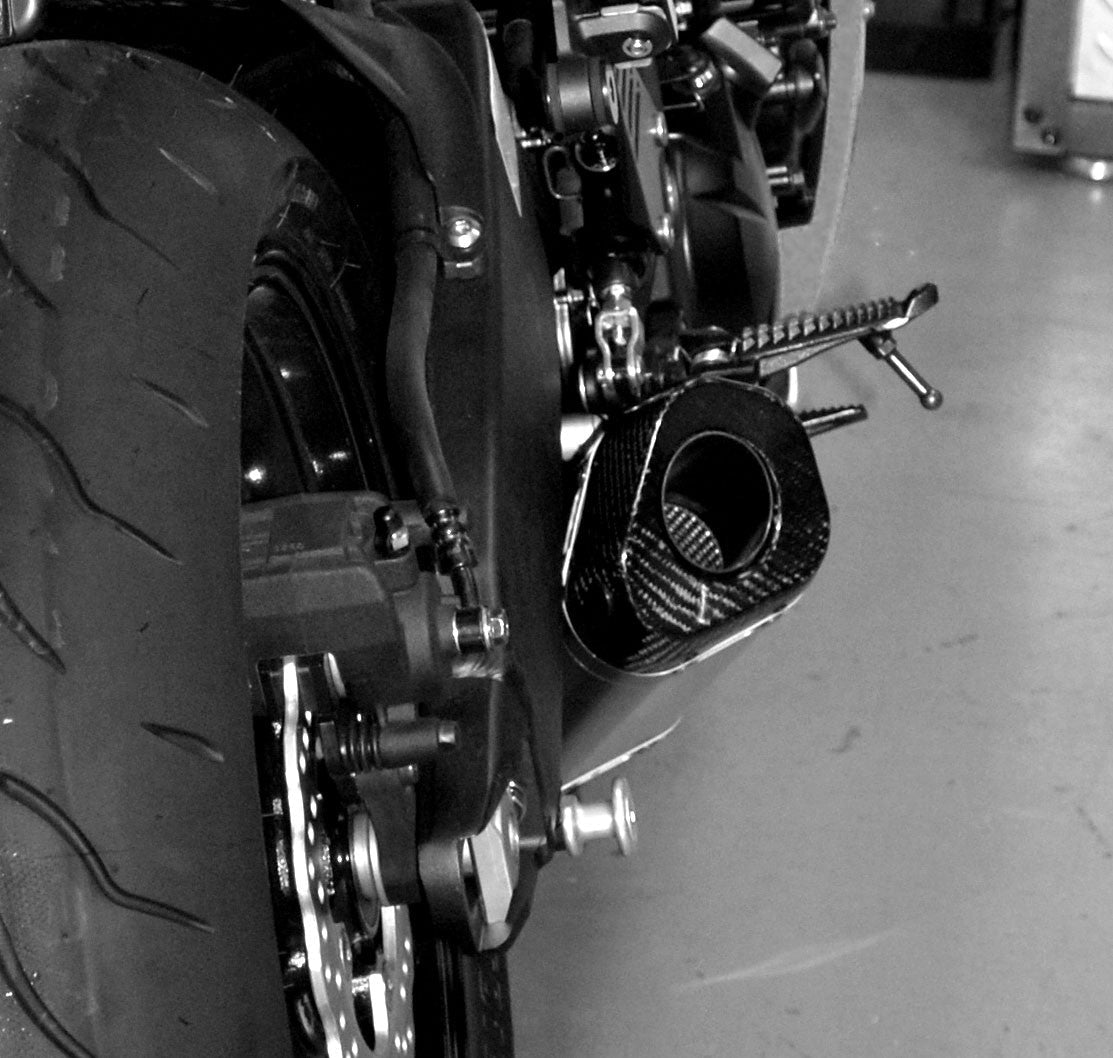 Escape deslizante Graves Motorsports ZX6R 2009-2016 y ZX636 2013-2017 EXK-13ZX6-CETT