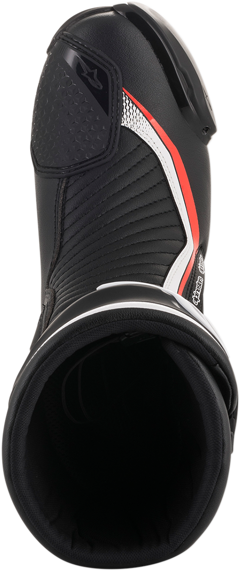 Botas ALPINESTARS SMX+ - Negro/Blanco/Rojo Fluorescente - US 7.5 / EU 41 2221019-1231-41