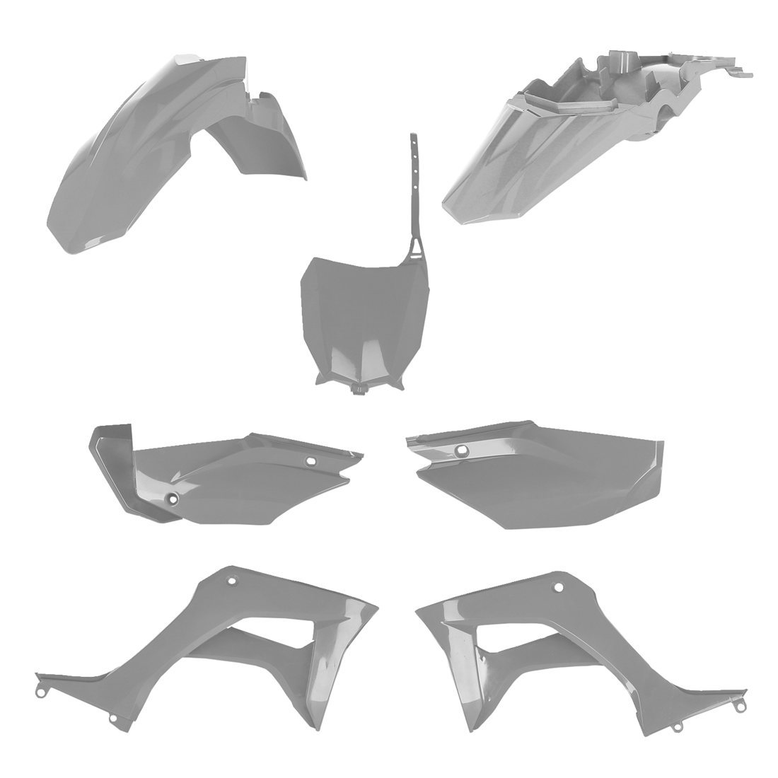 ACERBIS Standard Replacement Body Kit - Gray/Metallic 2861937297