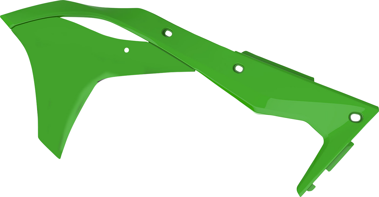 Cubierta del radiador POLISPORT - '05 Verde - KX 250F 8412300005