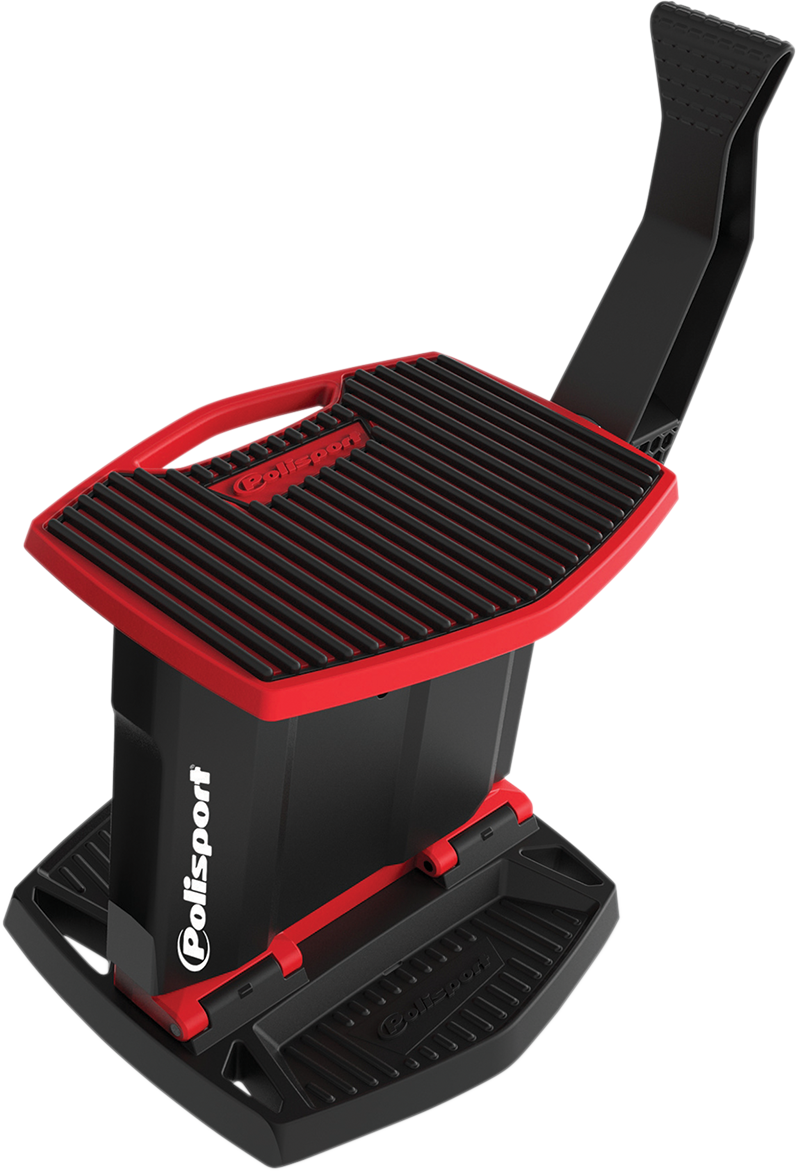 Soporte elevador POLISPORT - Rojo/Negro 8982700004