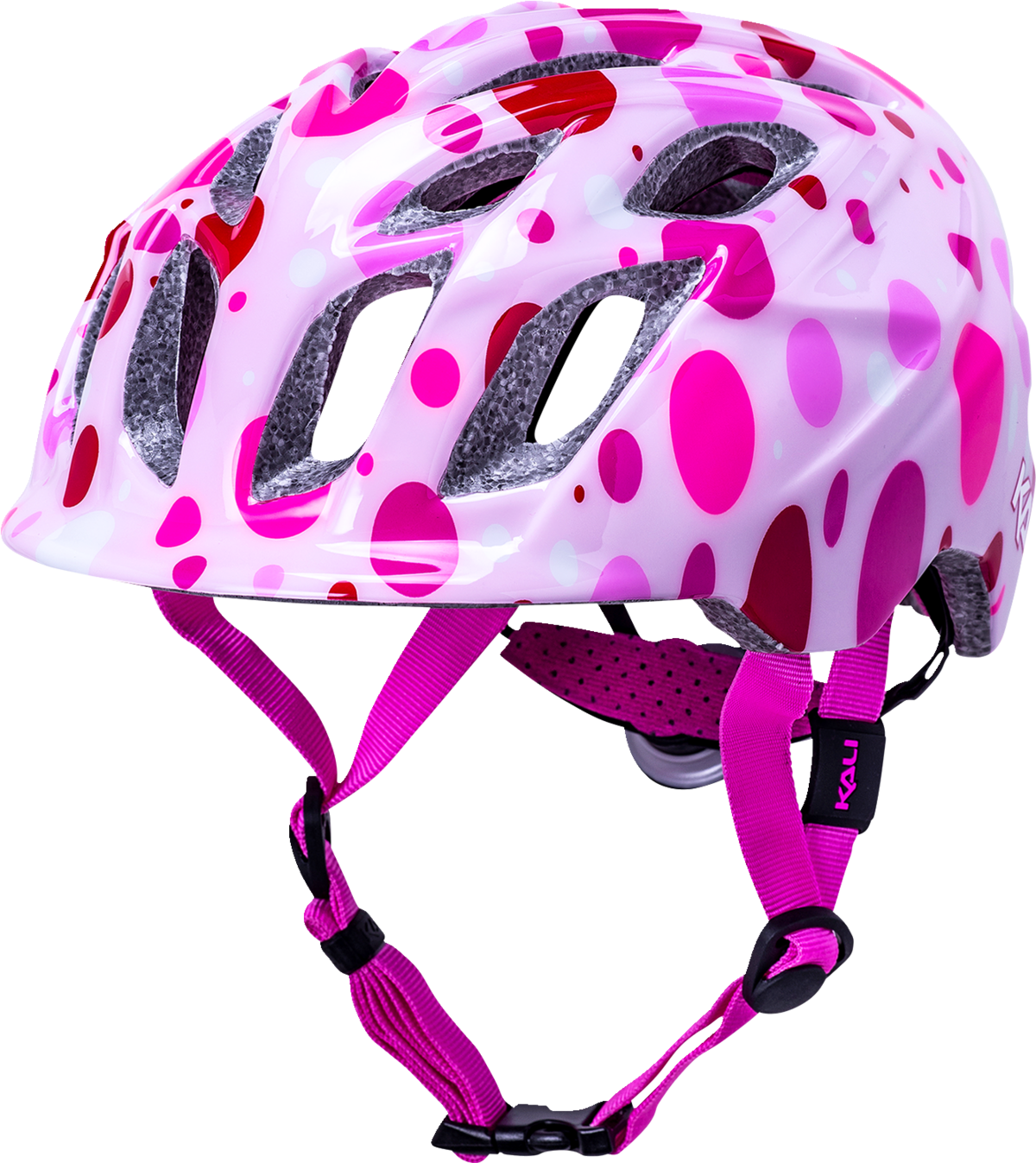 Casco iluminado KALI Child Chakra - Confeti - Rosa brillante - XS 221022124