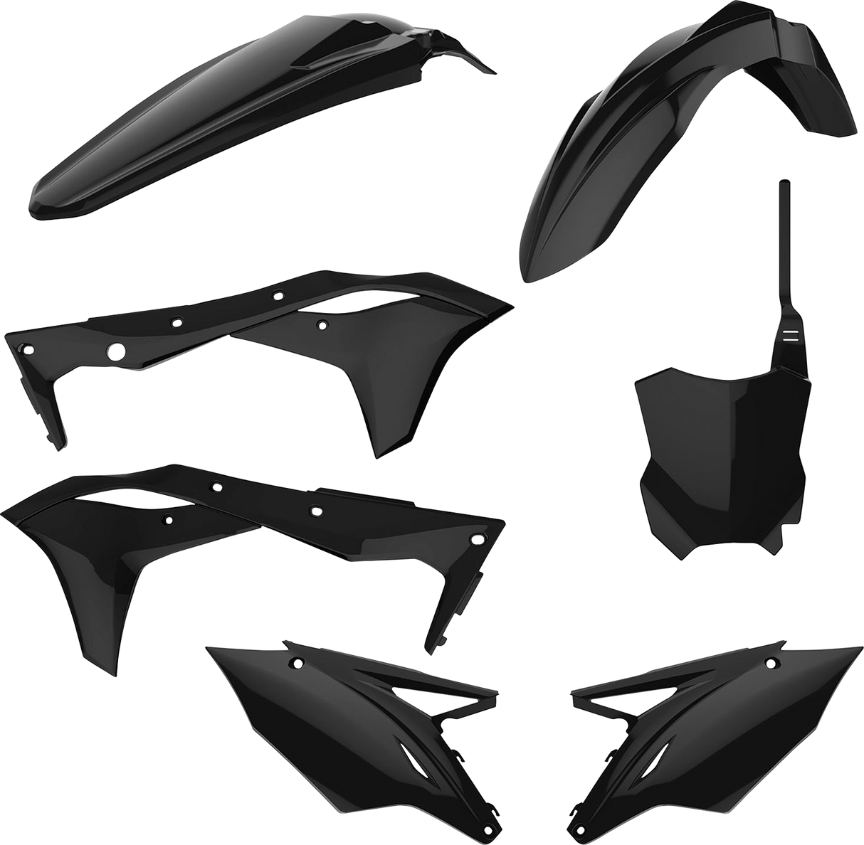 Kit de carrocería POLISPORT - Completo - Negro - KX 250F 90715