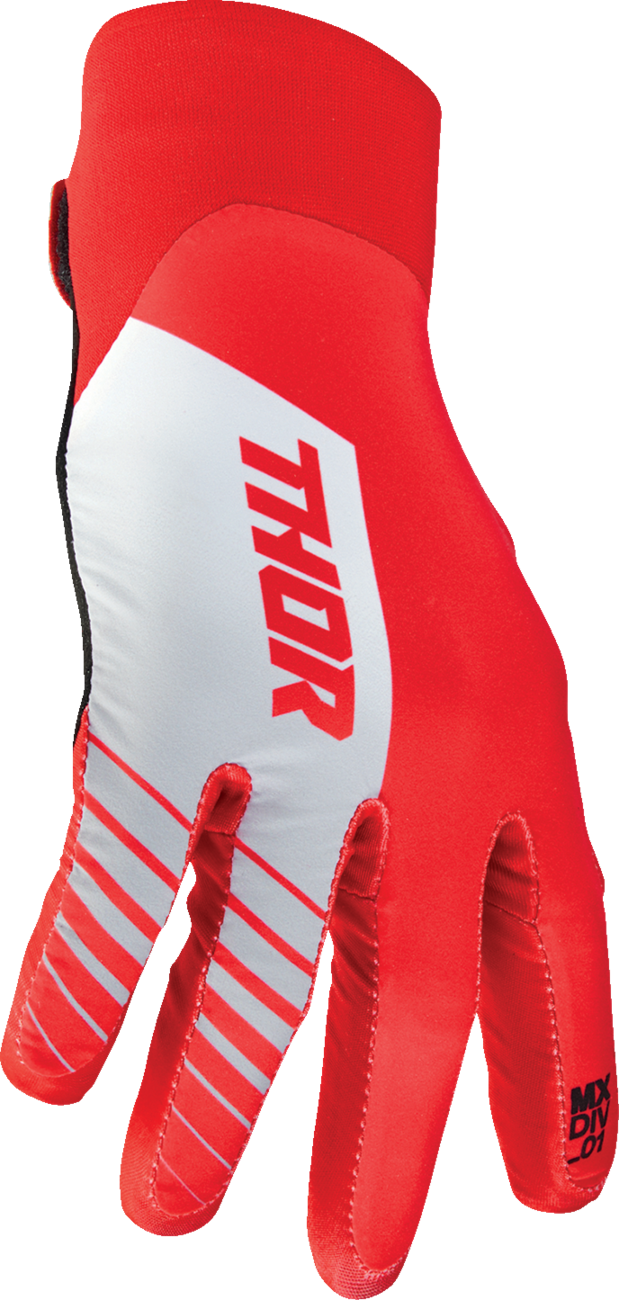 Guantes THOR Agile - Analógicos - Rojo/Blanco - 2XL 3330-7662