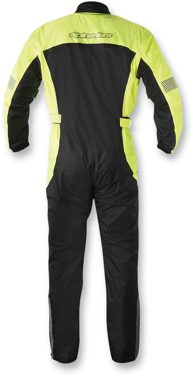 Traje de lluvia ALPINESTARS Hurricane - Amarillo fluorescente/Negro - 2XL 3264617-551-2X