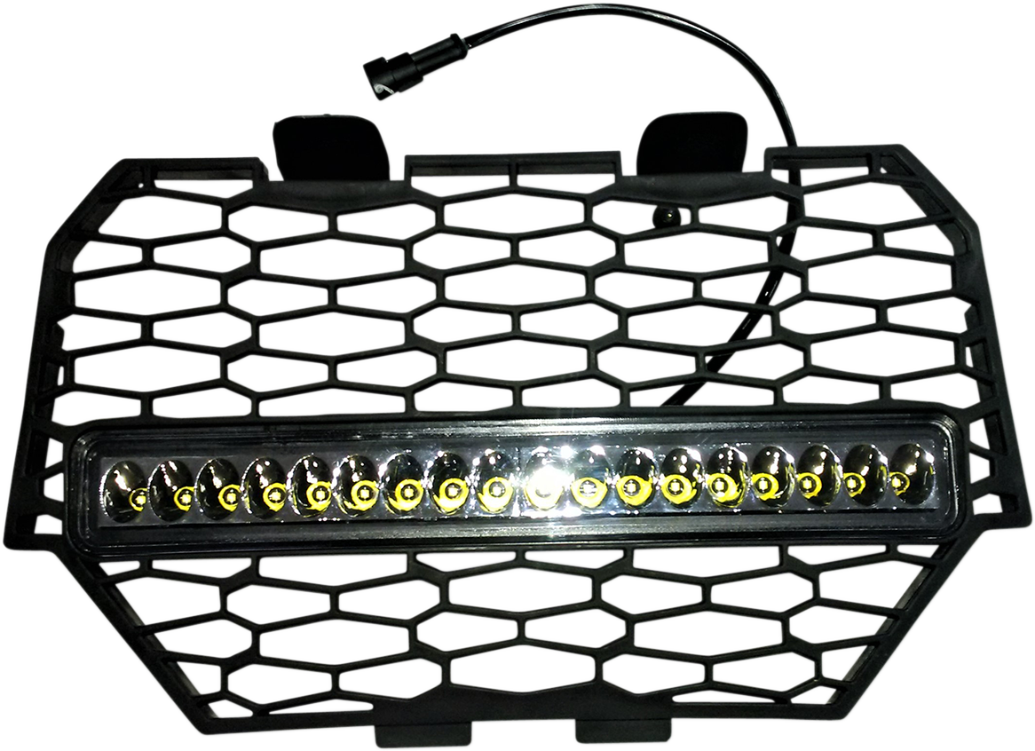 BRITE-LITES Inserto de rejilla con barra de luces LED de 16" - 16-18 RZR 1000 BL-RZRLEDGRL