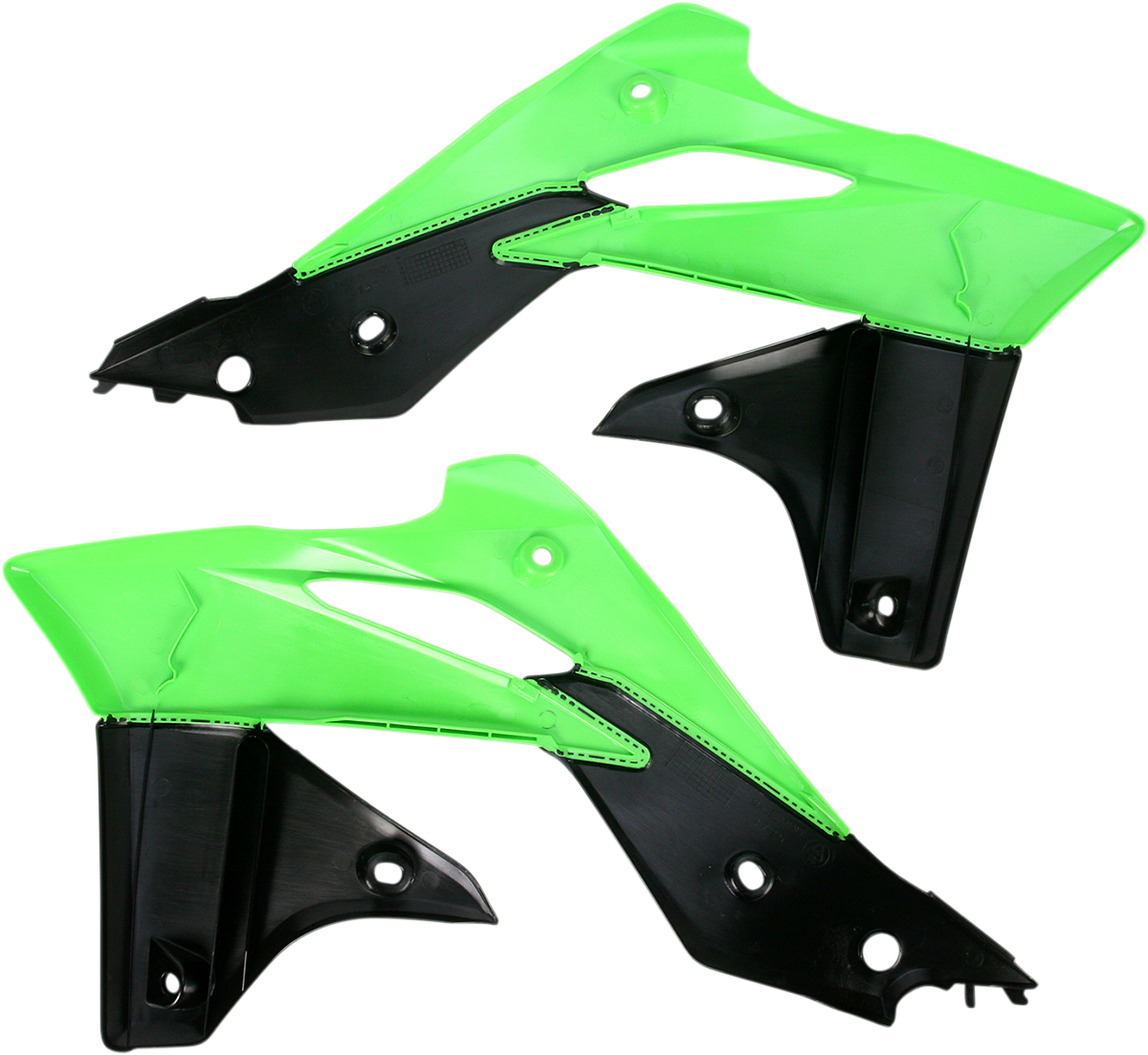 Protectores de radiador ACERBIS - Verde/Negro 2314161089