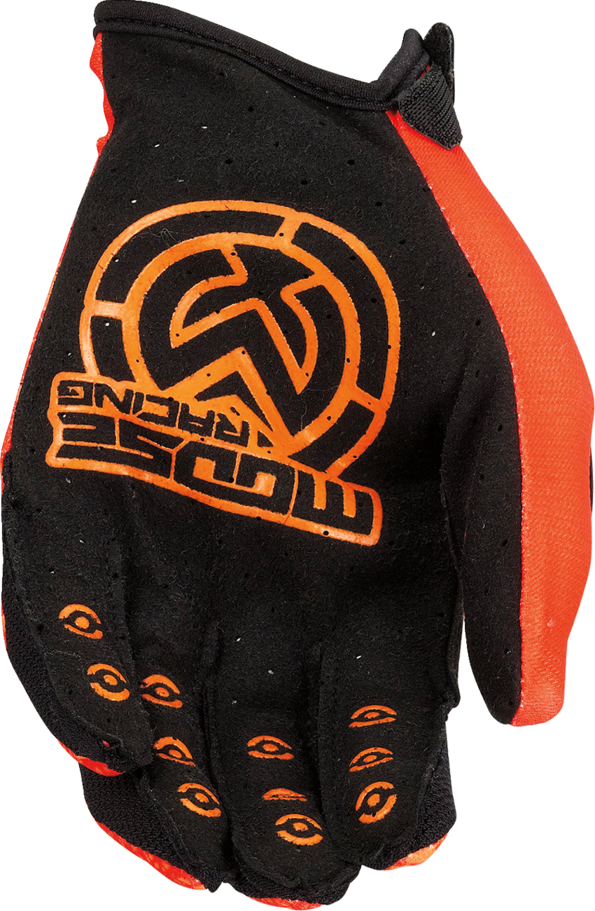 Guantes MOOSE RACING Youth SX1™ - Naranja - Mediano 3332-1755
