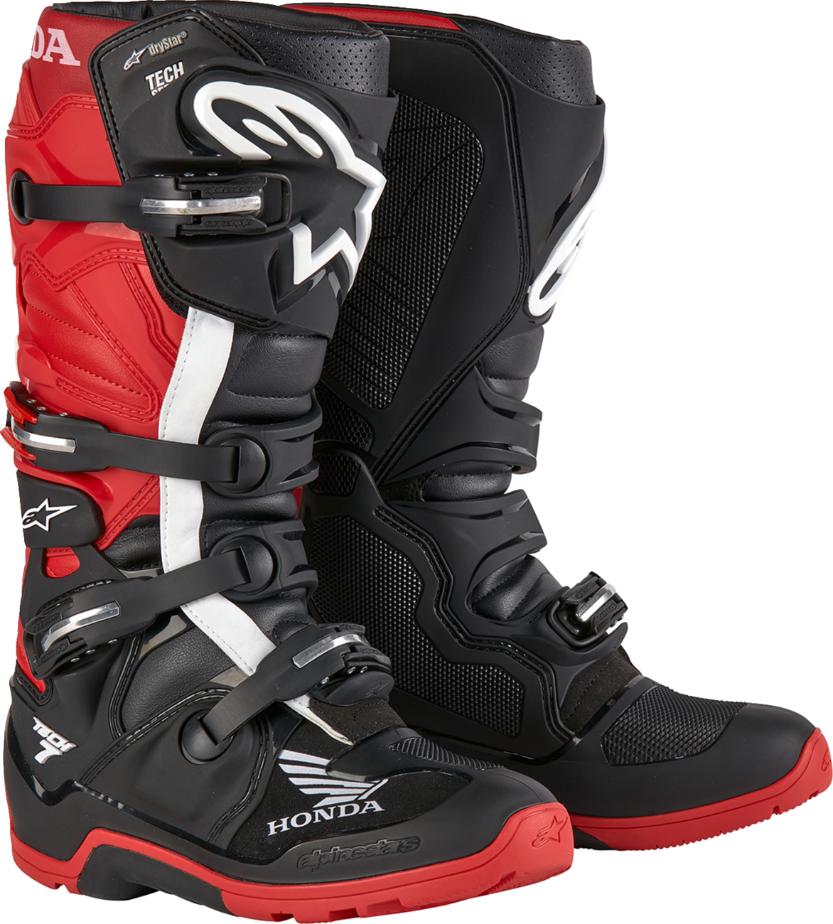 Botas ALPINESTARS Tech 7 Enduro Drystar - Negro/Rojo - US 12 2012723-1303-12