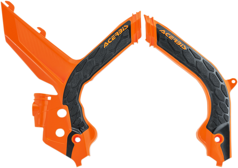 Protectores de bastidor ACERBIS X-Grip - '16 Naranja/Negro - KTM 2783155225