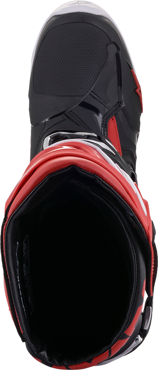 Botas ALPINESTARS Tech 10 - Negro/Rojo - US 14 2010020-31-14